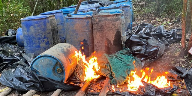 fanb destruyo campamento en apure