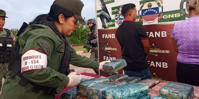 fanb incauta más de 50 kg de droga en falcón